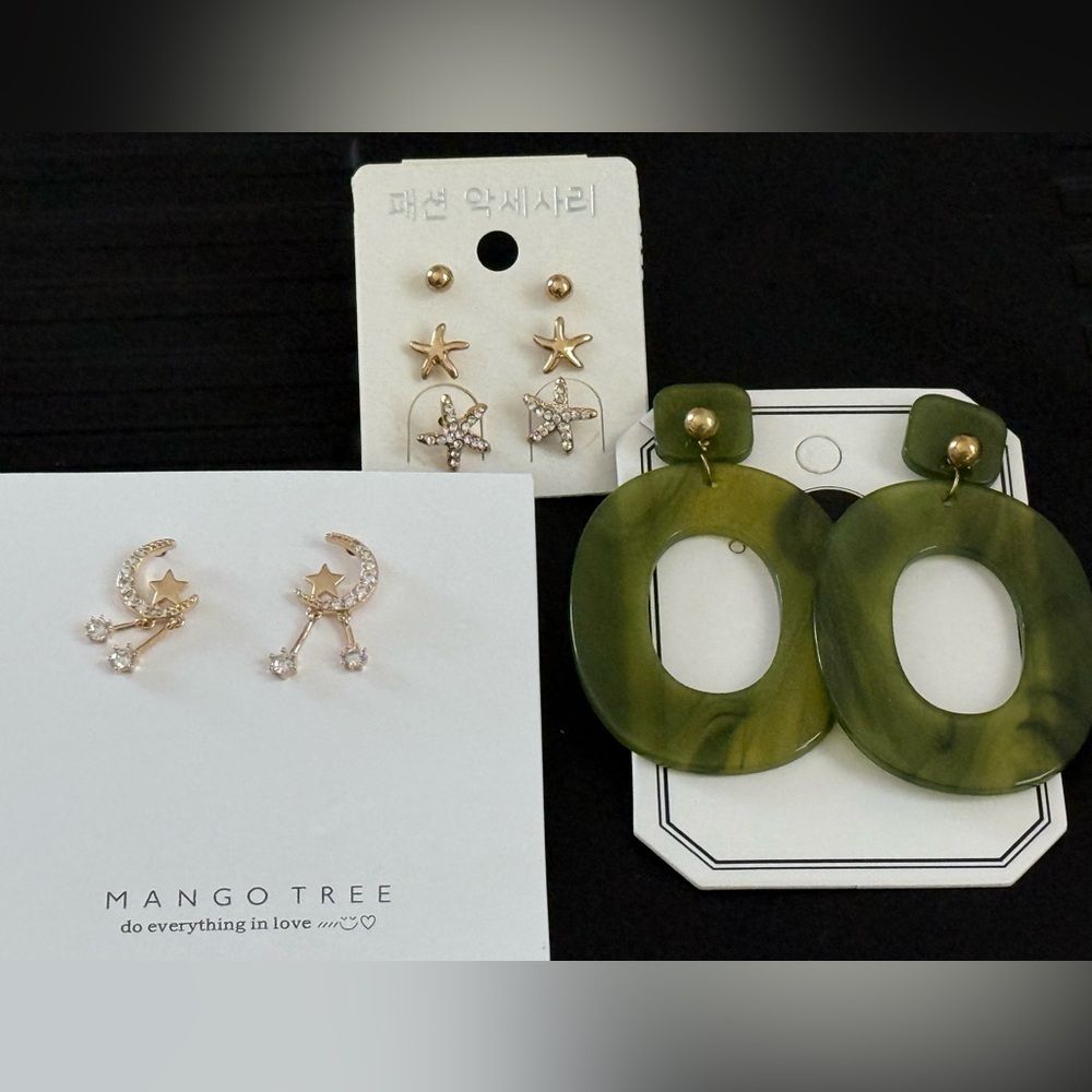 ✨ Stylish Earrings Bundle - 3 for $20! ✨